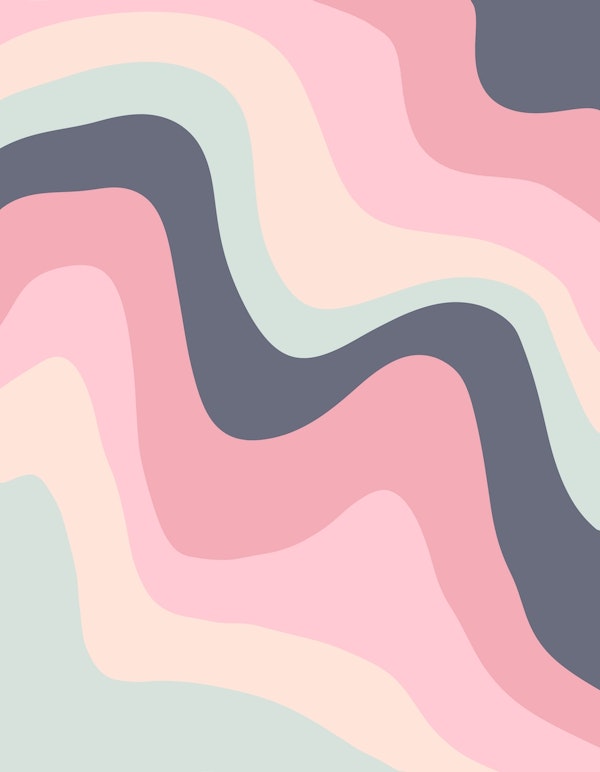 Retro Summer Swirl Wave 7