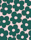 Forest Green Blush Daisies 1