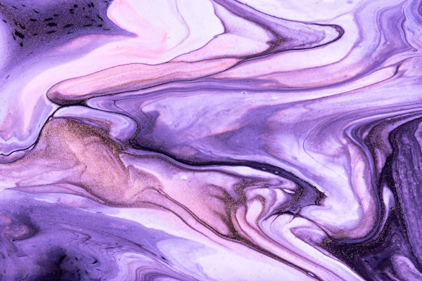 Purple fluid marble