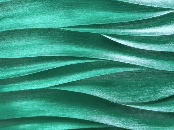 Emerald waves pattern