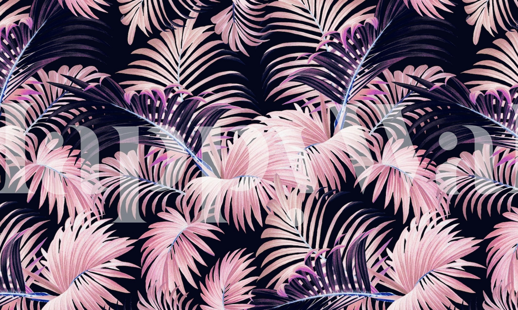 Tropical Magic Forest V wallpaper in a room