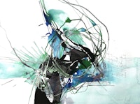 Wild Dance Abstact Art tapete