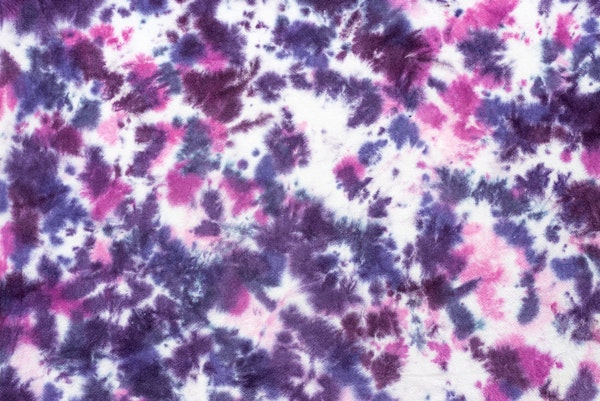 Purple and pink tie dye