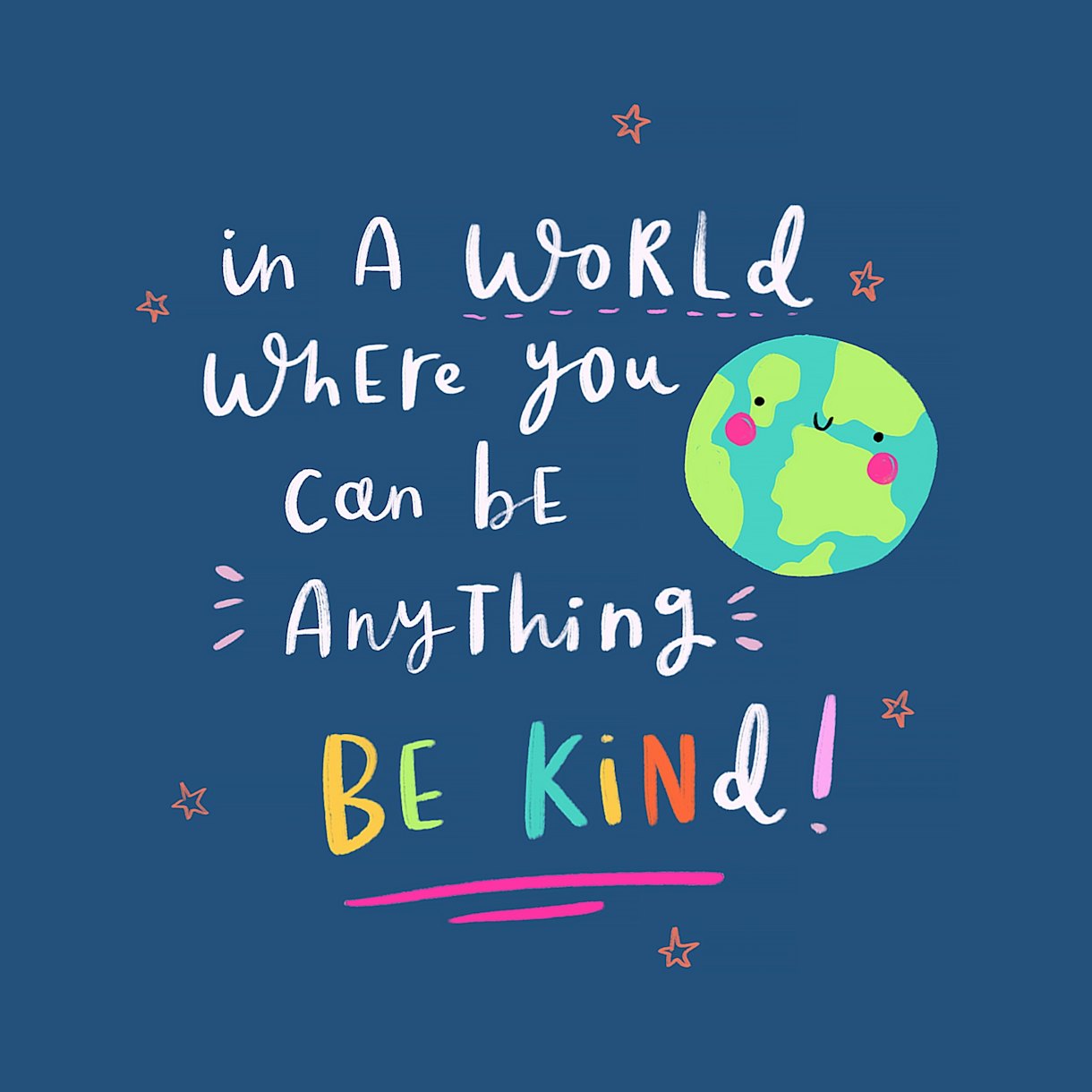 Kind World Wallpaper | Happywall