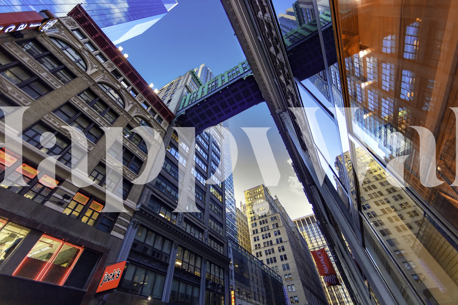 NYC Jacks wallpaper design in a room