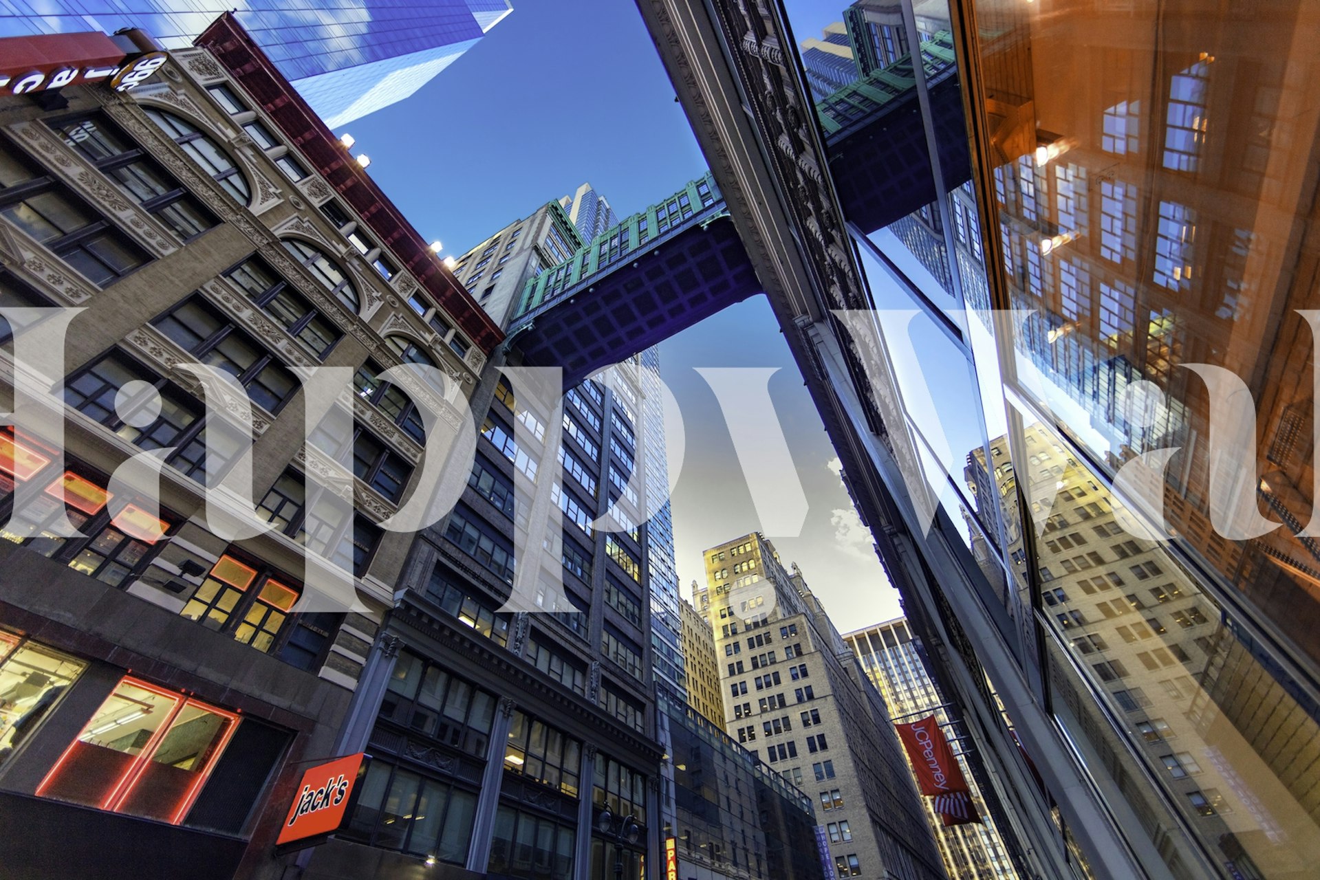 Σχέδιο ταπετσαρίας NYC Jacks σε ένα δωμάτιο