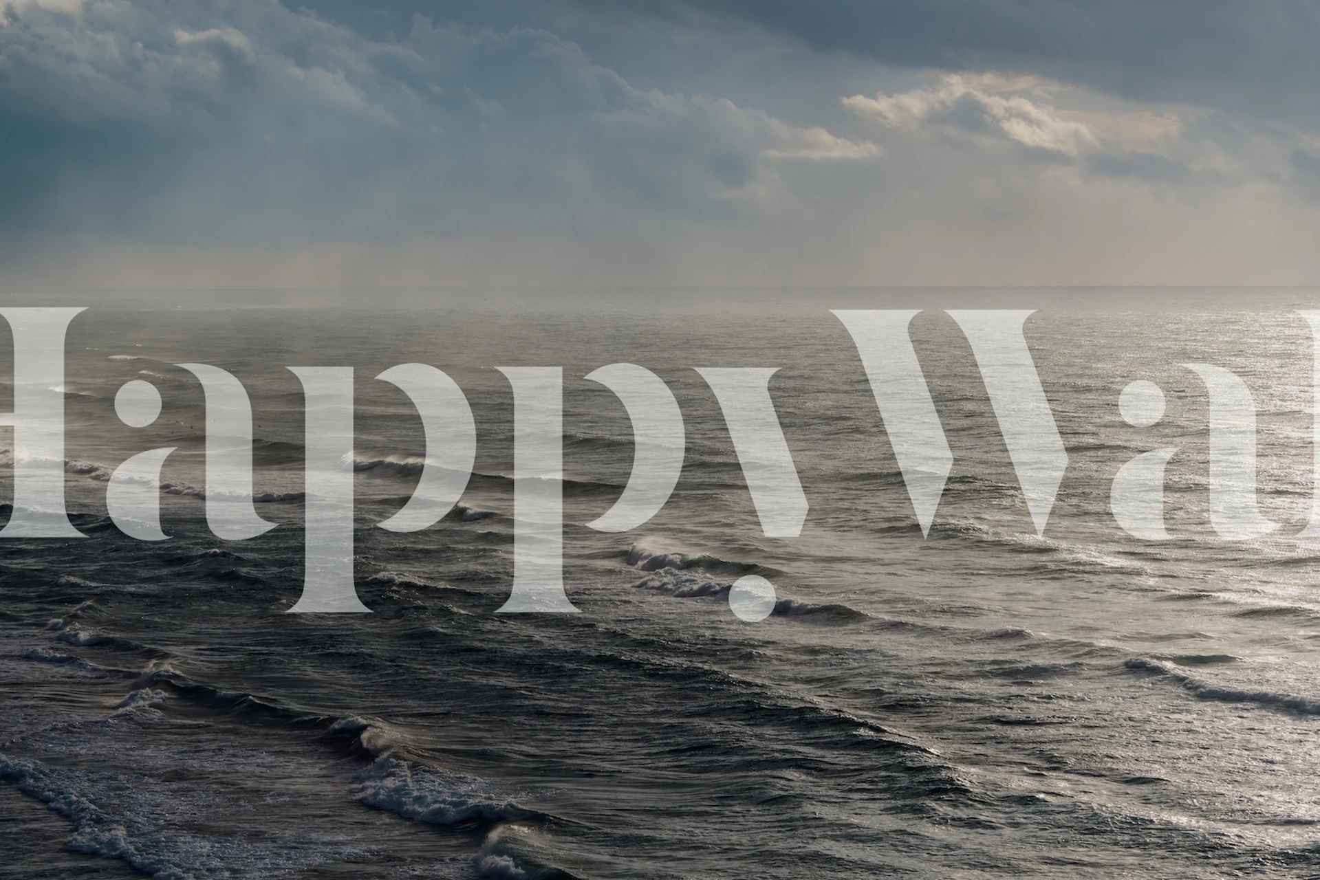 Papel de parede Winter Surfing VIII em um quarto elegante