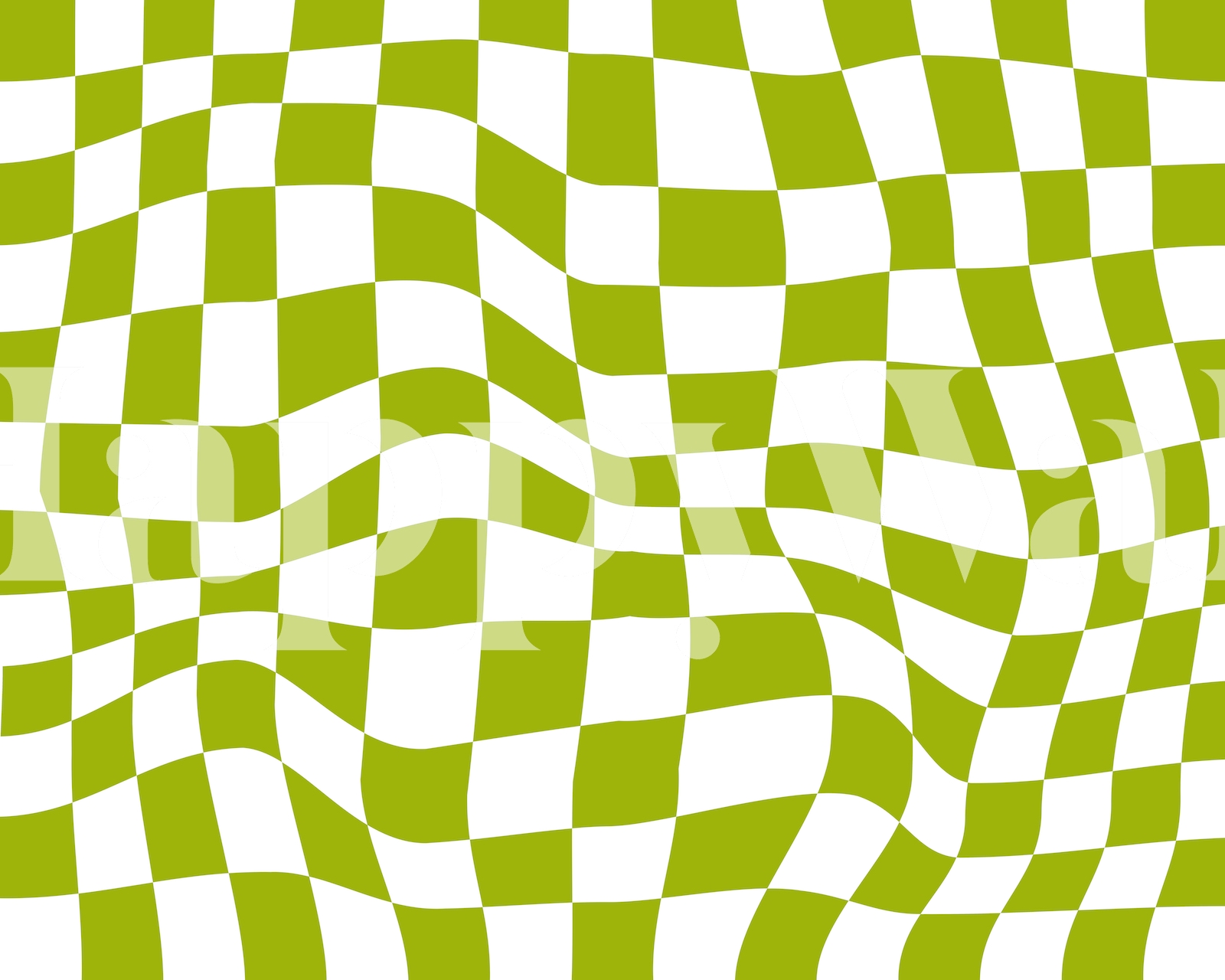 Green and White Checkered Wallpaper | Retro 60s Groovy Pattern | Happywall