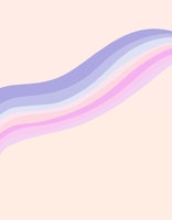 Retro Rainbow Wave 2 tapete