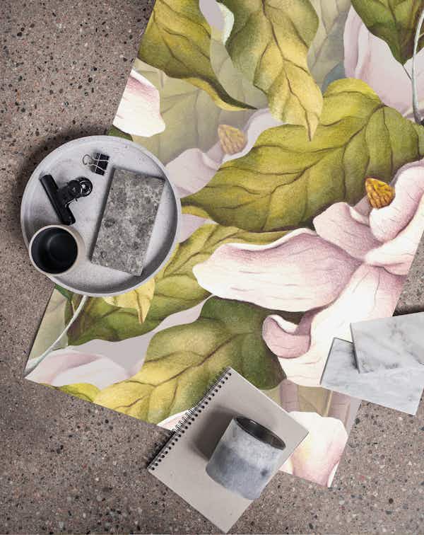 Magnolia Branches wallpaper roll