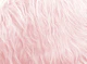 Blush Faux Highland Cow Fur 1