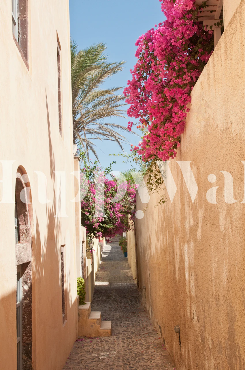 Santorini Alley Bliss 1 med blomster