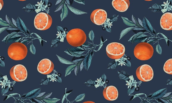 Lemon and Leaf Pattern VI