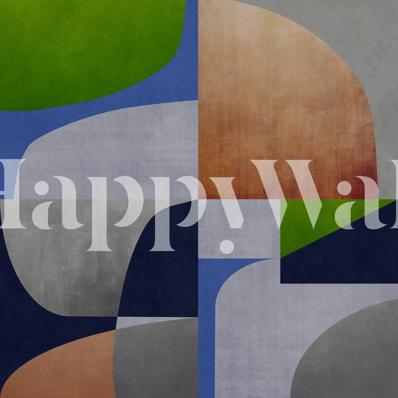 Geometric Concept 20 wallpaper in a modern interior