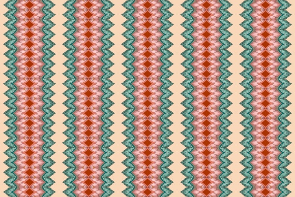 Diamond Leaves Pattern Small