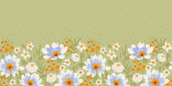 Summer floral garden