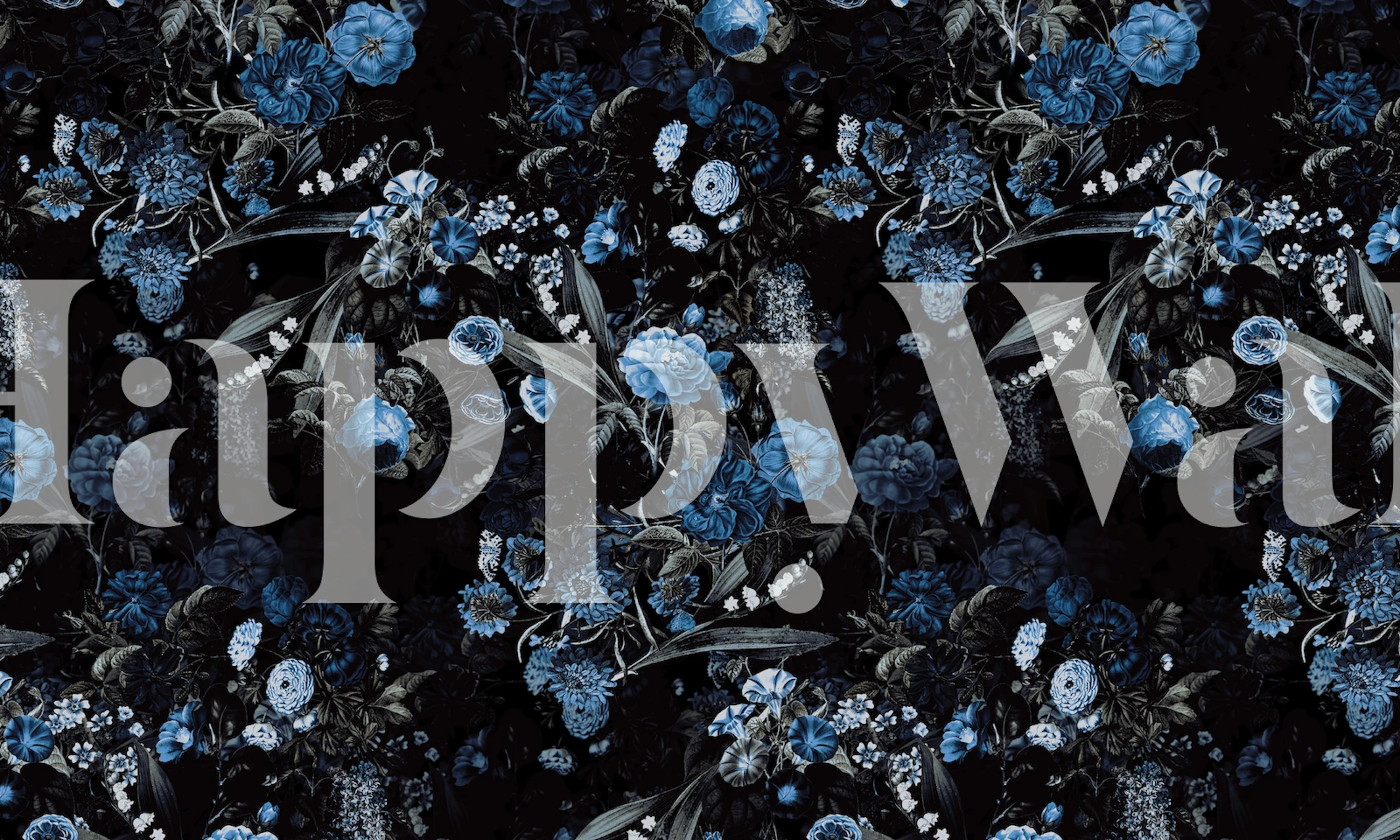 Diseño floral en una habitación