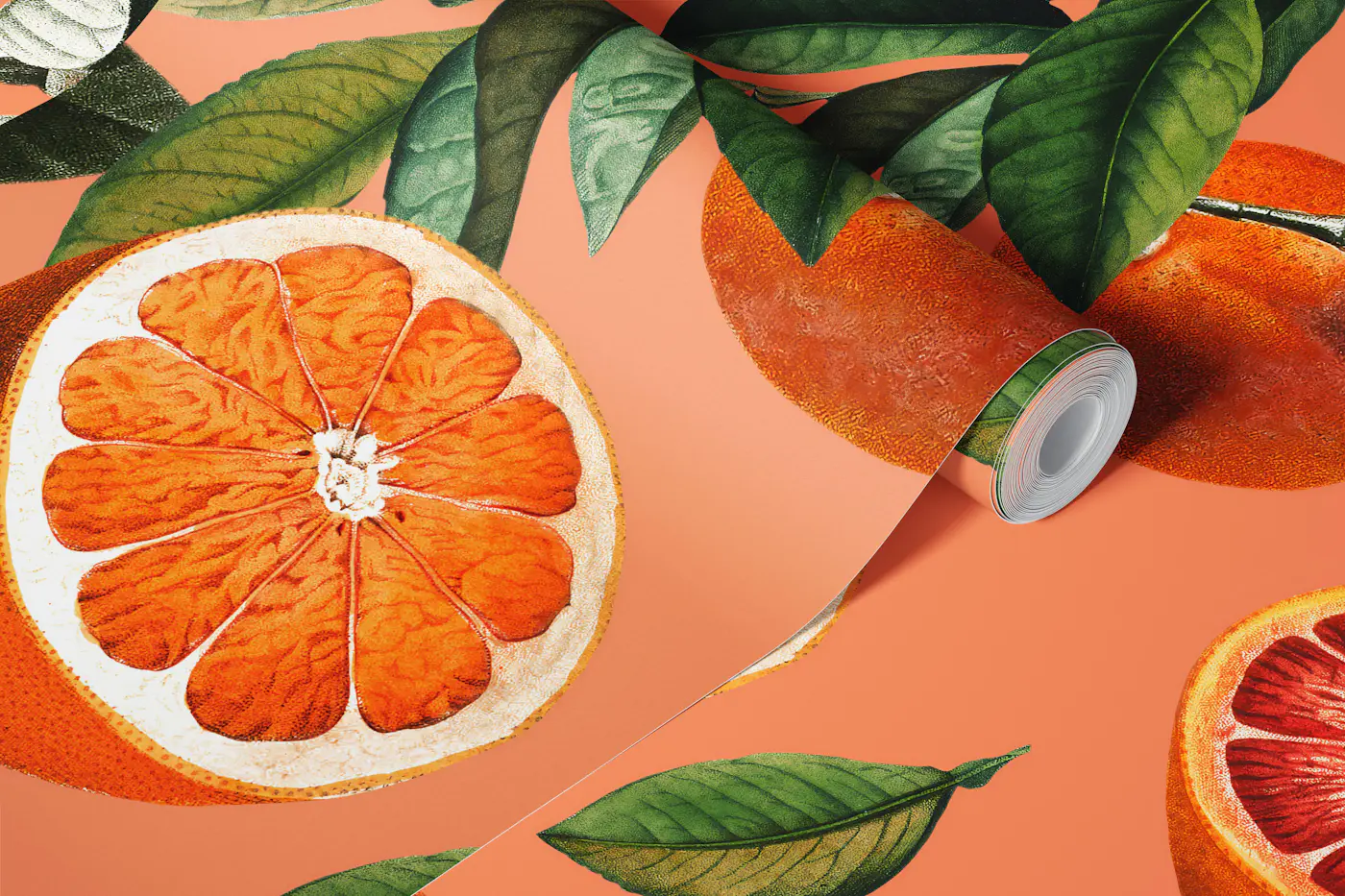 Vintage Fruit Pattern XII wallpaper roll