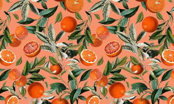 Vintage Fruit Pattern XII