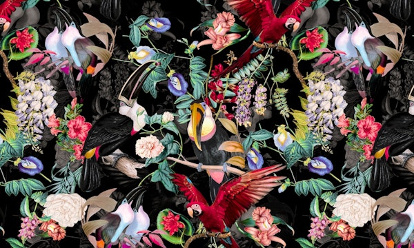 Floral and Birds IX