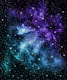 Purple Teal Galaxy Nebula 1