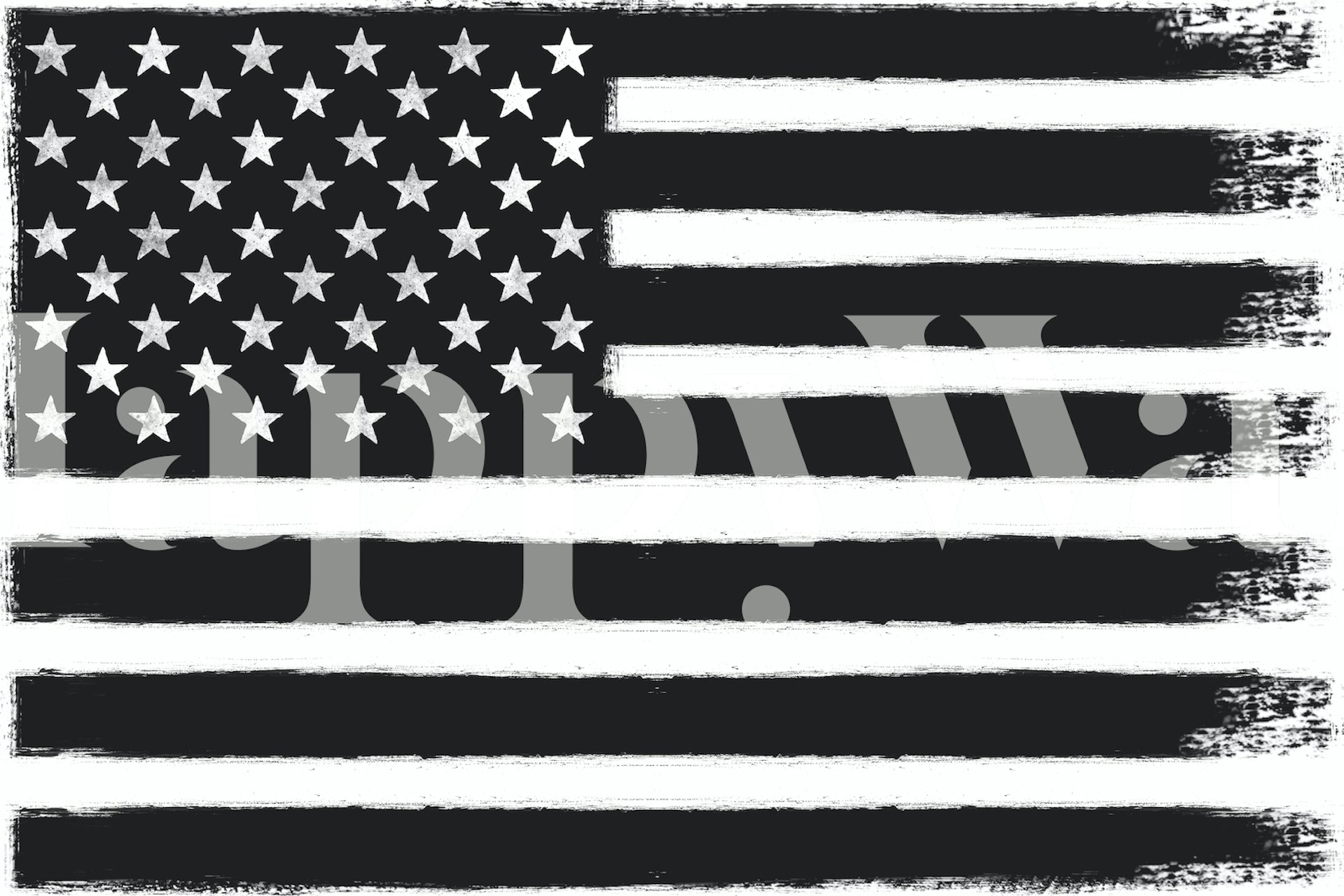 Buy Usa Flag Black And White Wallpaper Happywall