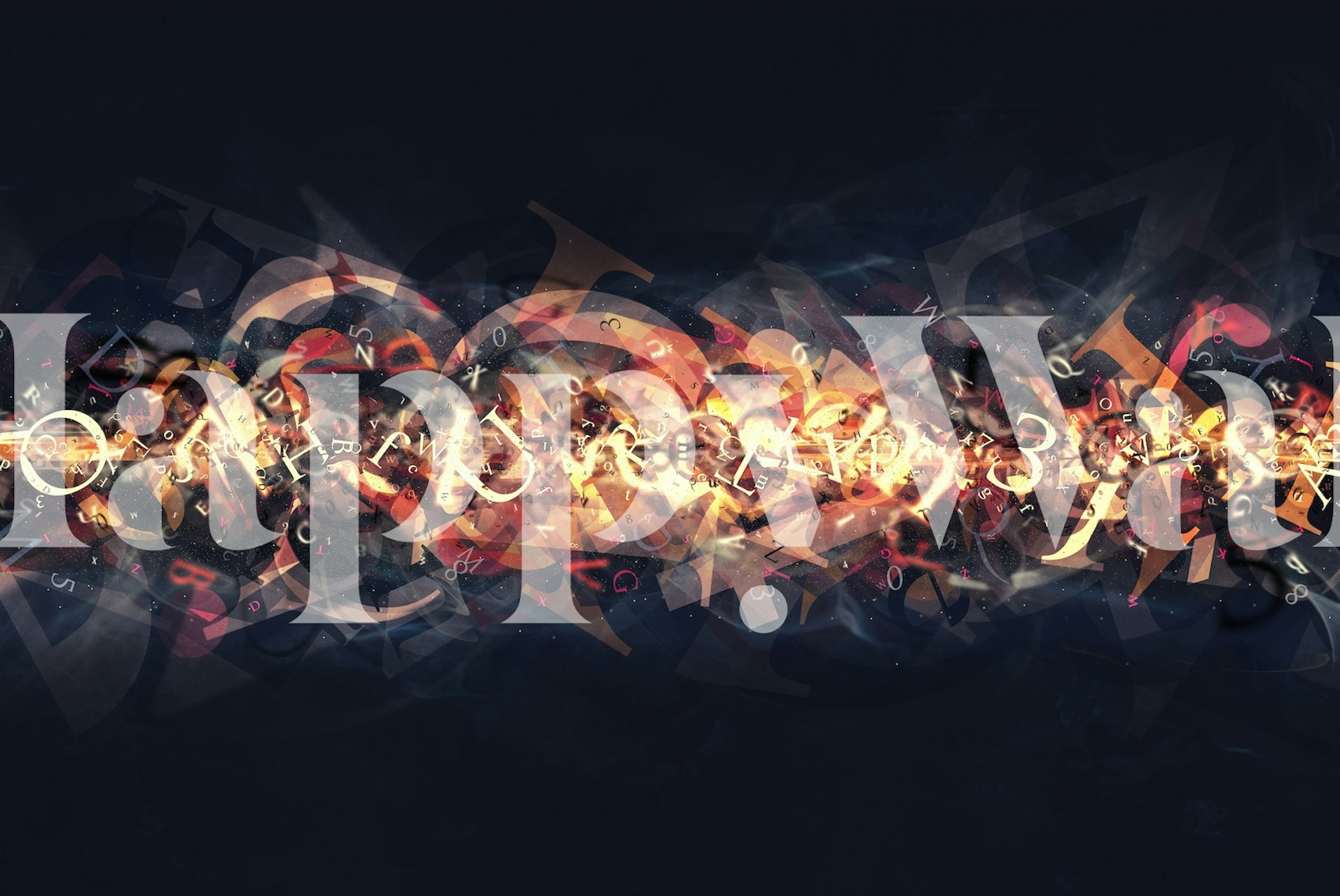 Vortext wallpaper showcased in a room