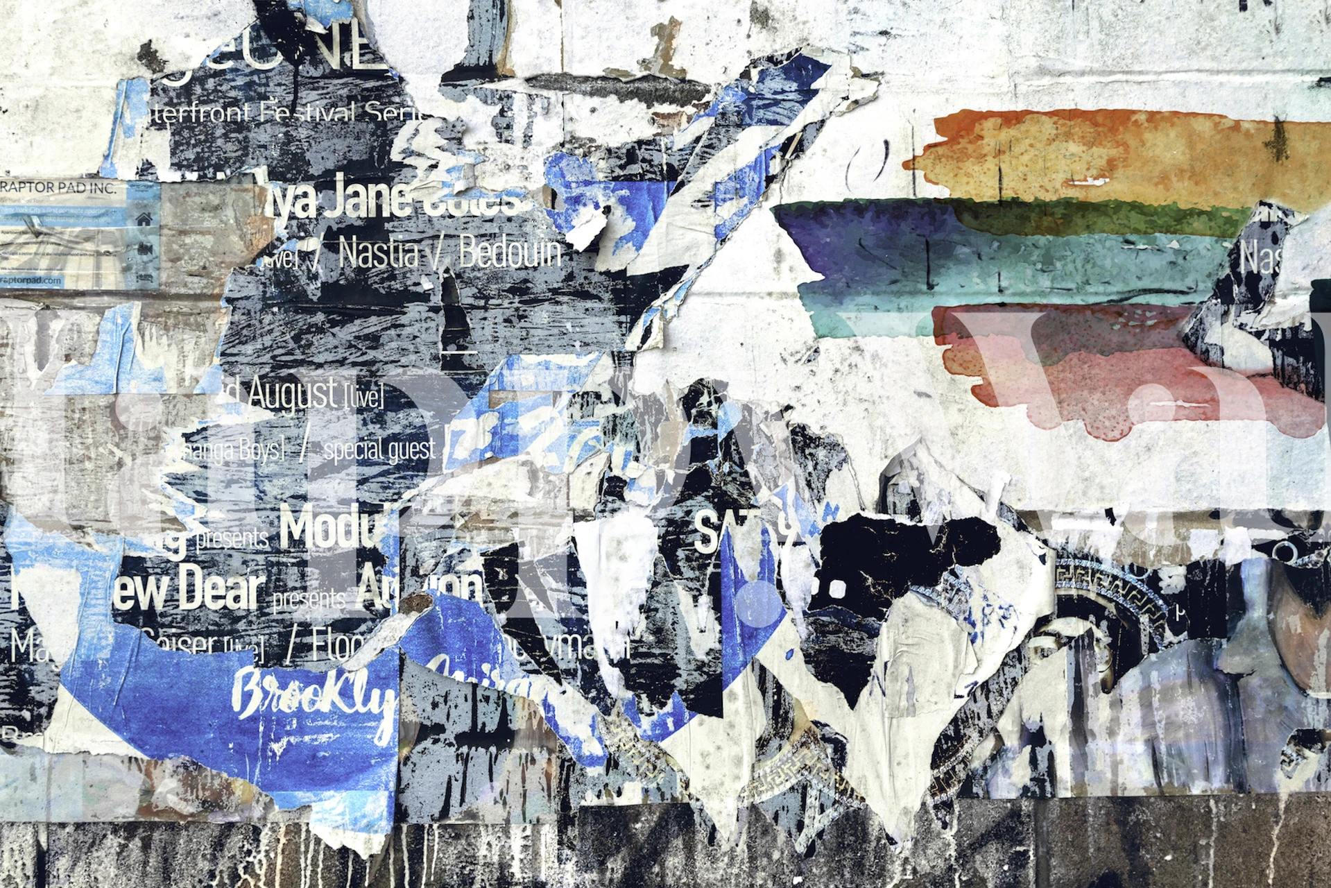 Brooklyn Blight wallpaper in a room