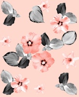 Living Coral Floral Dream 2 ταπετσαρία