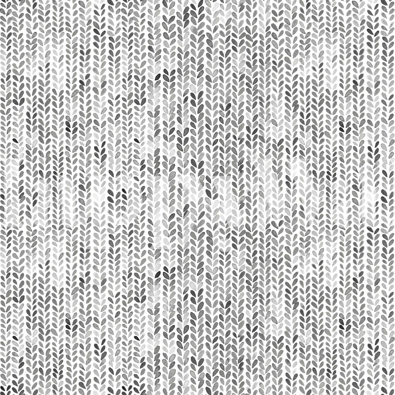 Knitting pattern with gray tones wallpaper