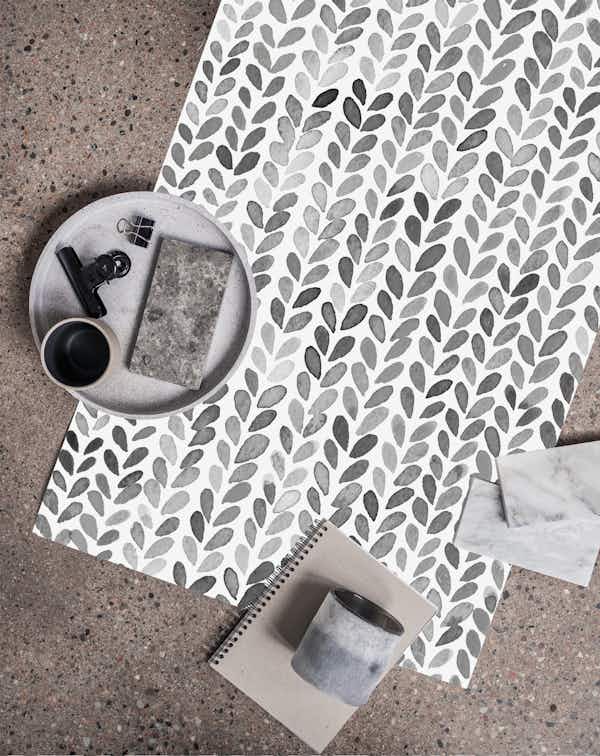 Knitting Texture Gray wallpaper roll