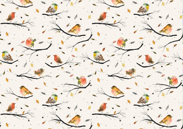 Autumn Birds Trees Branches