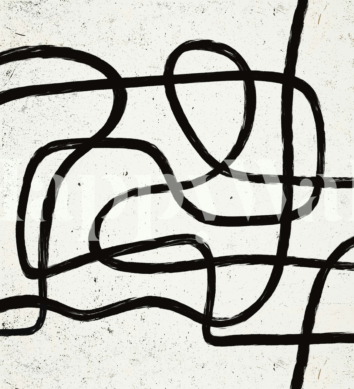 Marker Japandi Minimal tapet i et rom