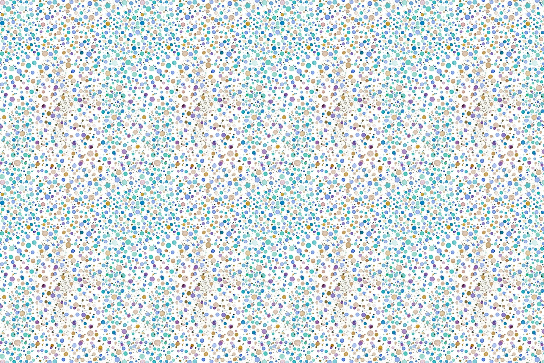 Confetti Cosmic Dots Blue Gold wallpaper Happywall