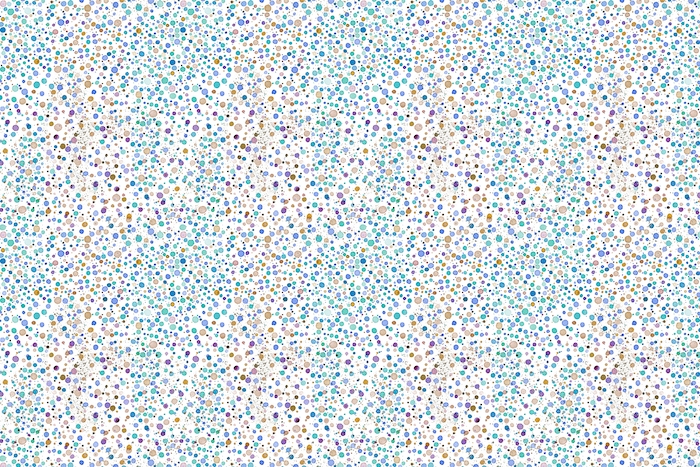 Confetti Cosmic Dots Blue Wallpaper | Happywall