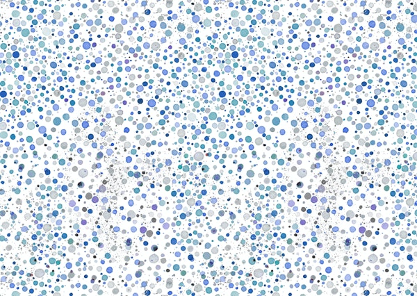 Confetti Dots Blue Indigo
