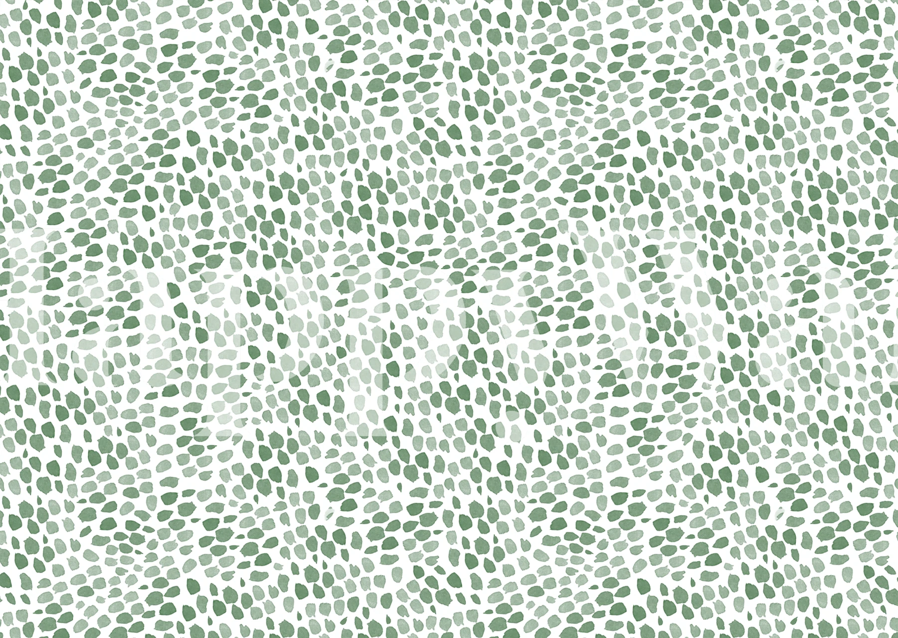 Green speckled dots on white background watercolor wallpaper