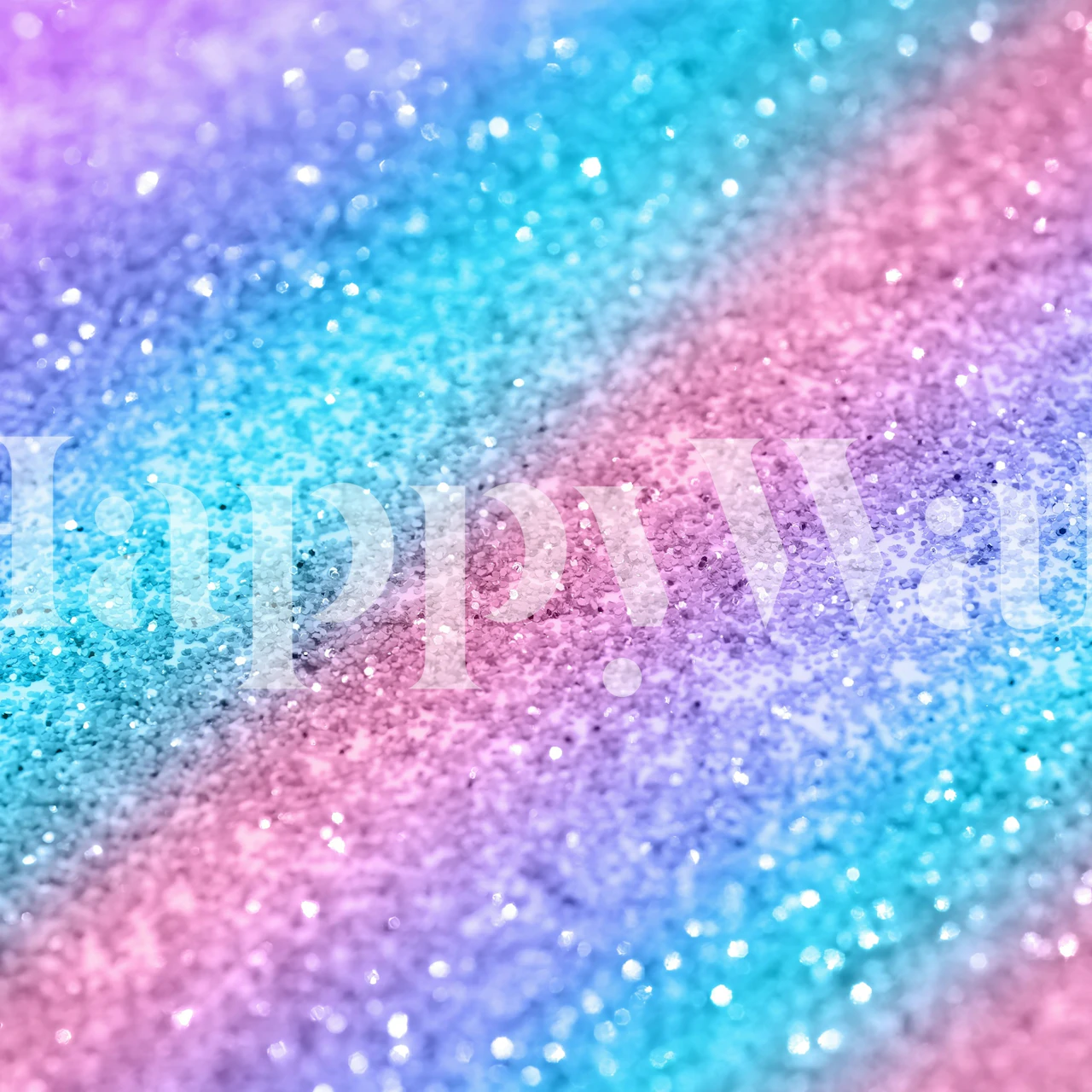 Rainbow Princess Glitter 2 wallpaper in a room