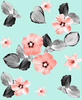 Living Coral Floral Dream 3 ταπετσαρία