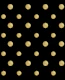 Happy Polka Dots Gold Black 1