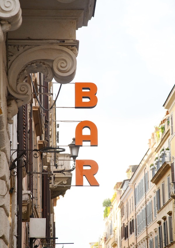 Bar Sign in Rome 1