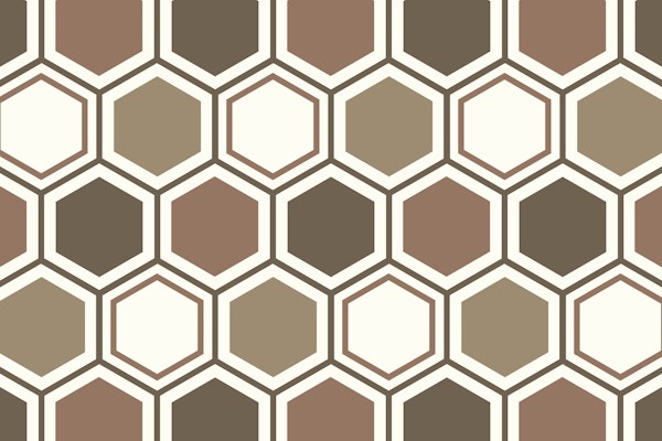 Hexagon abstract geometrical 5