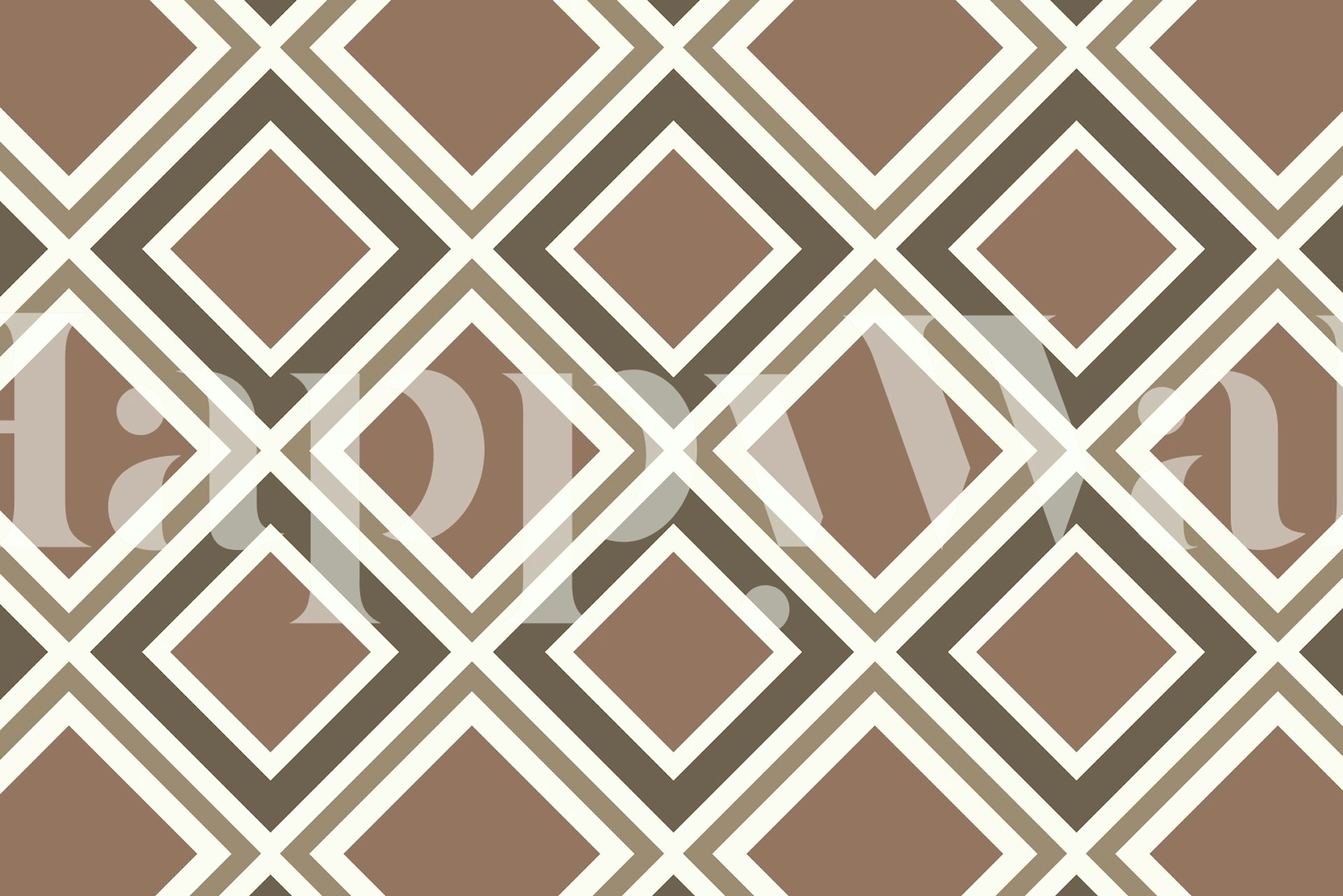 Abstract diamond geometrical tapettisuunnittelu