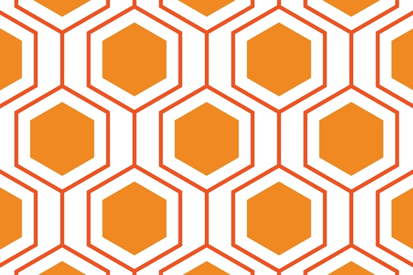 Hexagon abstract geometrical 8