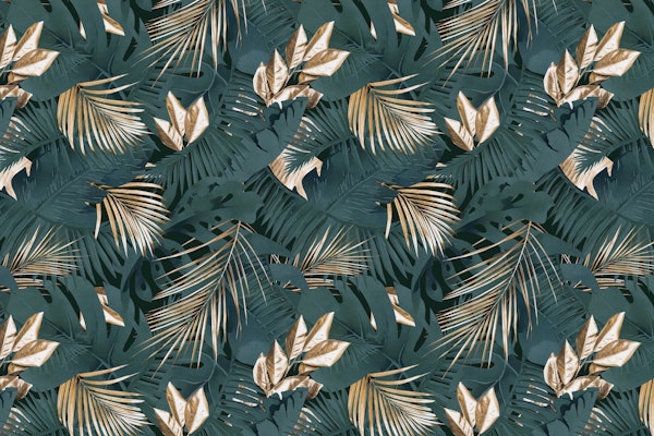 Jungle Glamour Palm Leaves