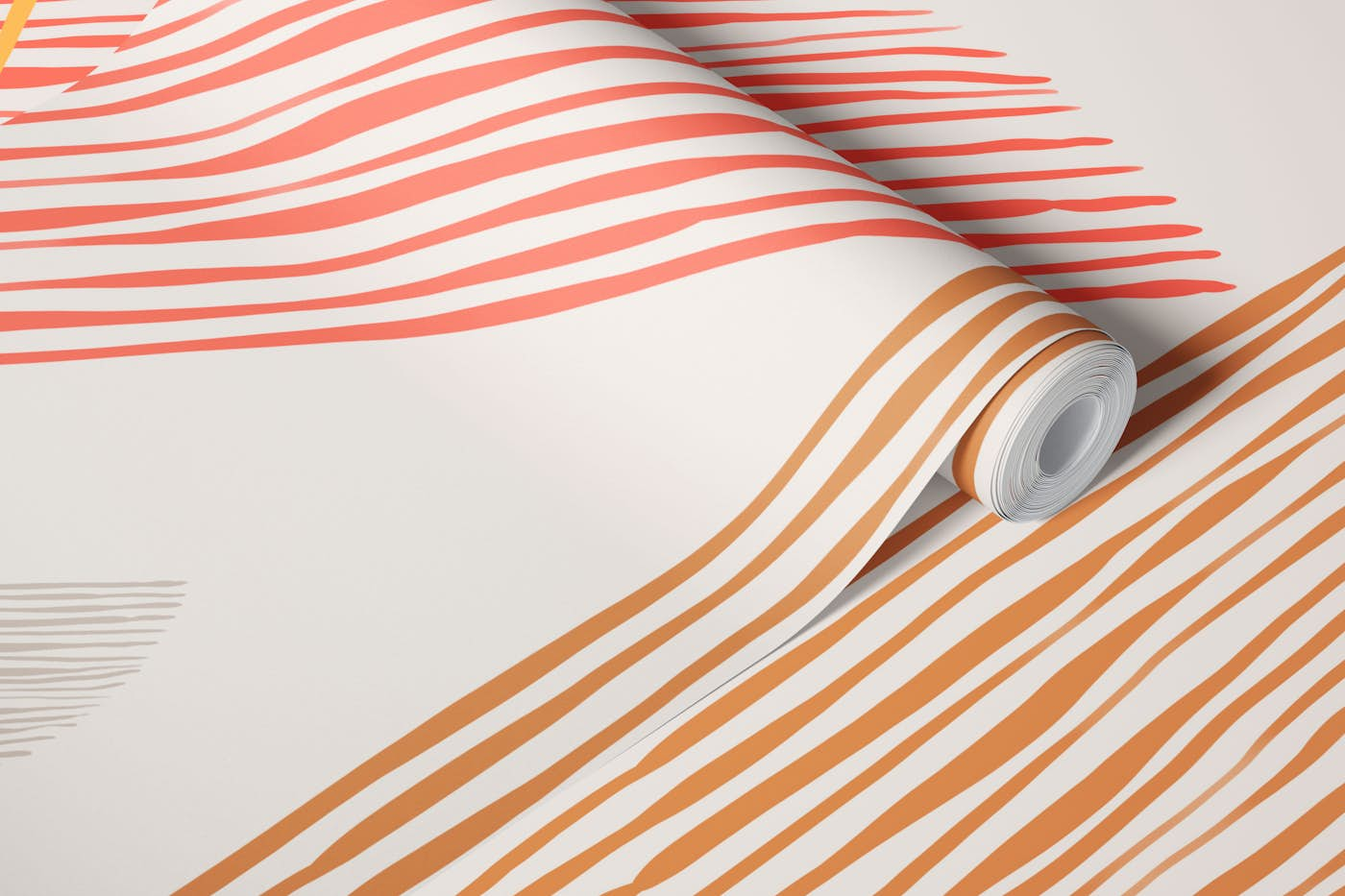 Vintage Geometric Stripes 2 wallpaper roll