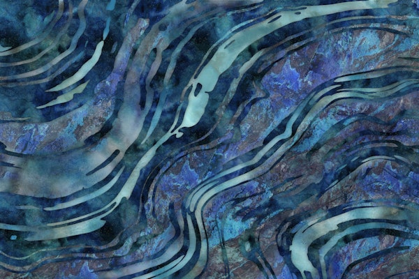 Blue Gemstone Marble