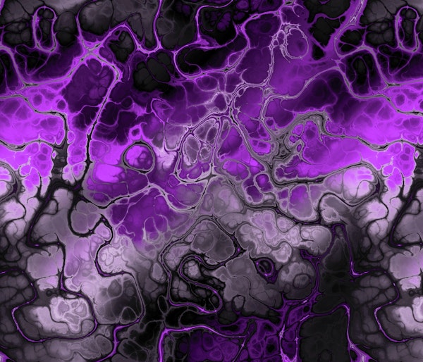 Purple Marble Fractal Art