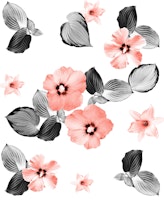 Living Coral Floral Dream 4 ταπετσαρία