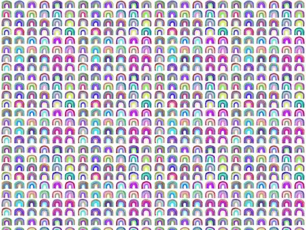 Watercolor Rainbows 12